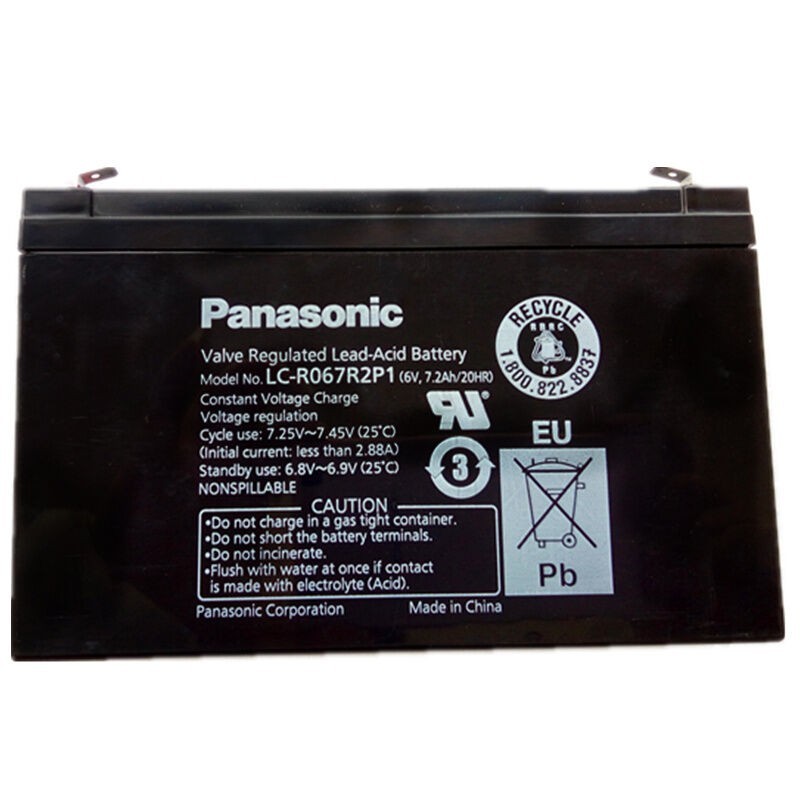 Panasonic松下蓄电池LC-R0612P/6V12AH医疗精密仪器玩具UPS电池 - 图3