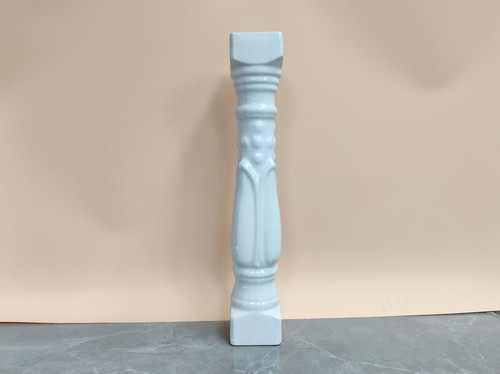 陶瓷加厚栏杆别墅阳台罗马柱装饰柱立柱空心防冻花瓶柱 - 图0