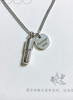 纪念吊坠刻照片刻字胶囊骨灰项链