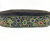 Colorful embroidered ethnic wide lace home fabrics