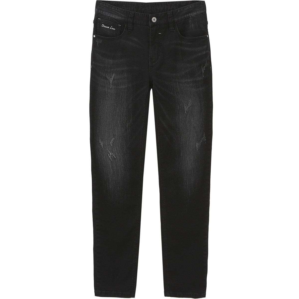 马克华菲黑色男2020夏季新款牛仔裤 马克华菲牛仔裤