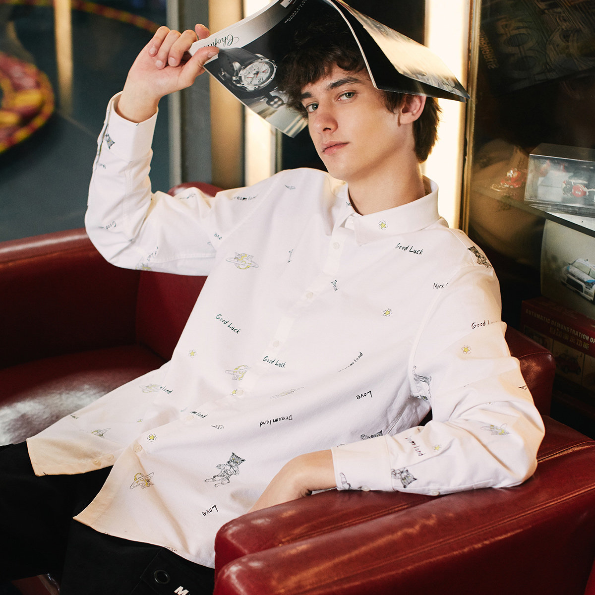 马克华菲长袖男士2020秋季新款衬衫 马克华菲衬衫