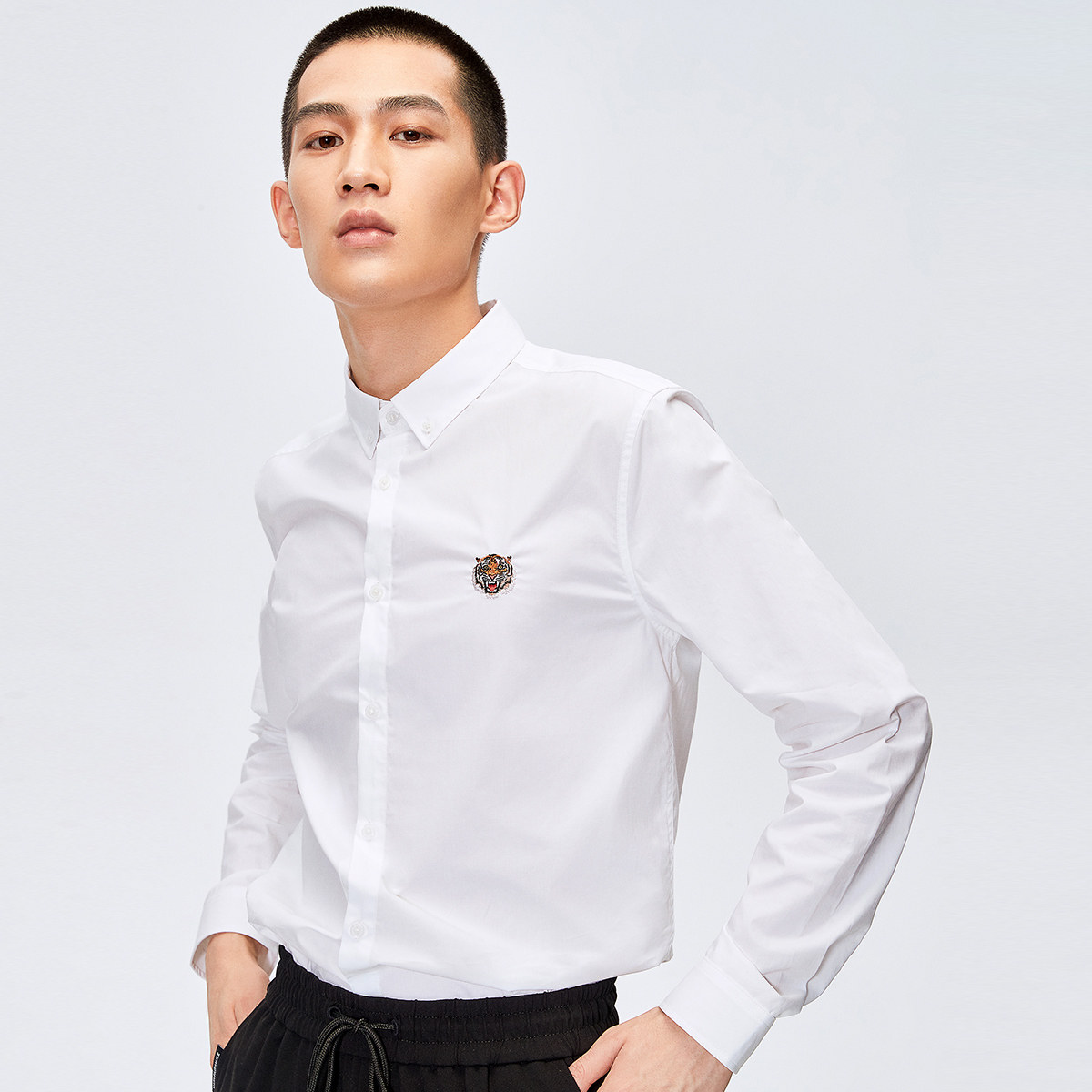 马克华菲潮牌长袖男士2020秋季衬衫 马克华菲衬衫