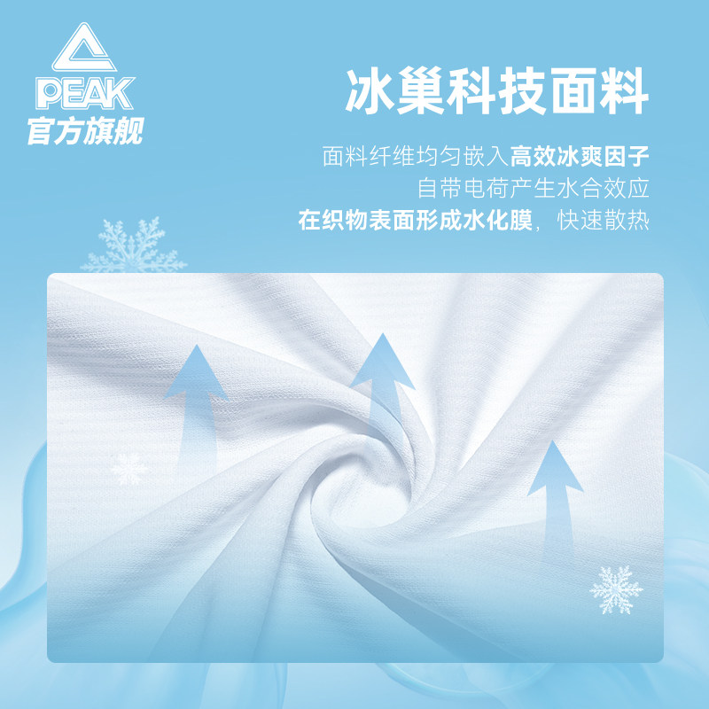 匹克短袖丨果冻t冰巢科技夏季t恤 匹克运动T恤