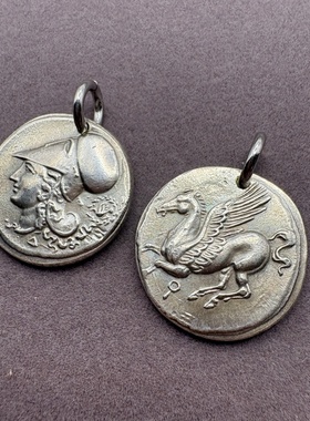 马年小飞马战神雅典娜本命年吊坠