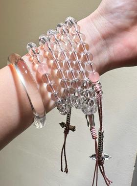 6mm和8mm配粉水晶念珠