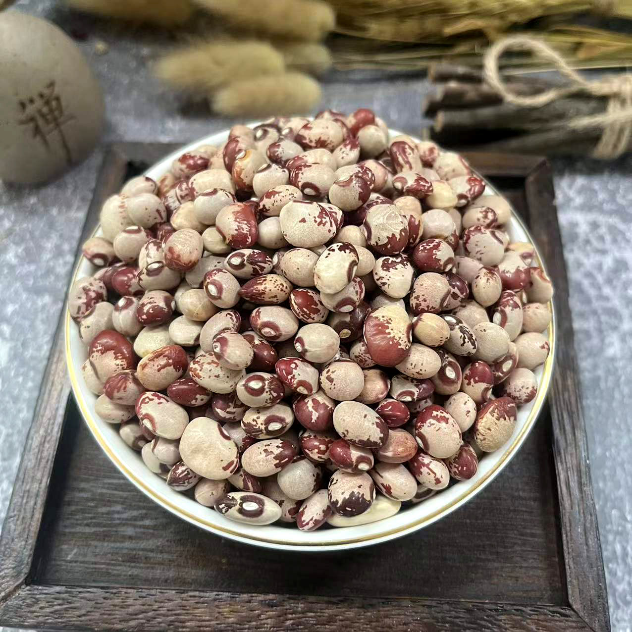 熊猫豆500g一斤女性花饭豆花豆子煮粥煲汤打豆浆的豆子五谷杂粮豆 楚襄源农家庄园 淘优券
