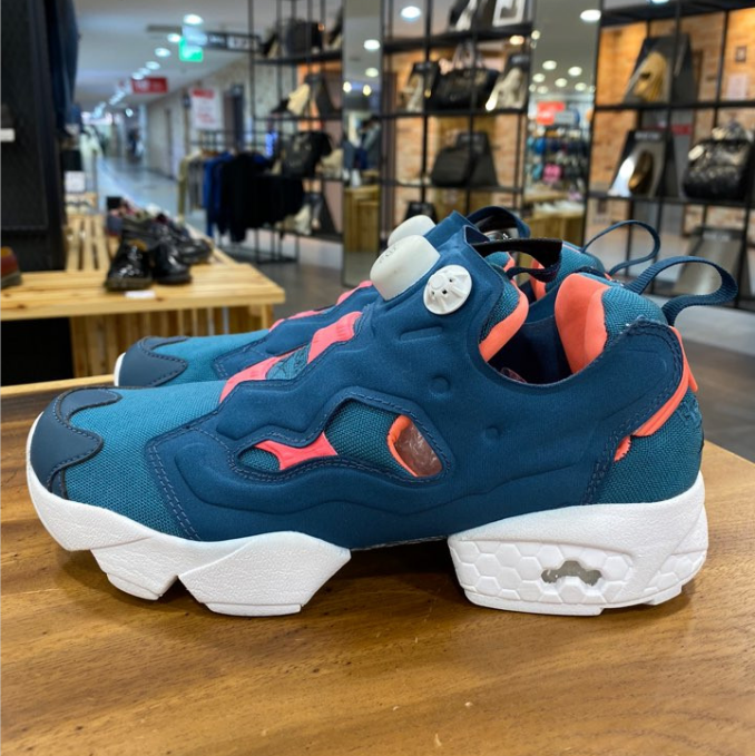 锐步Reebok Pump Fury Cordura 20周年男女运动充气跑步鞋V61748 - 图1