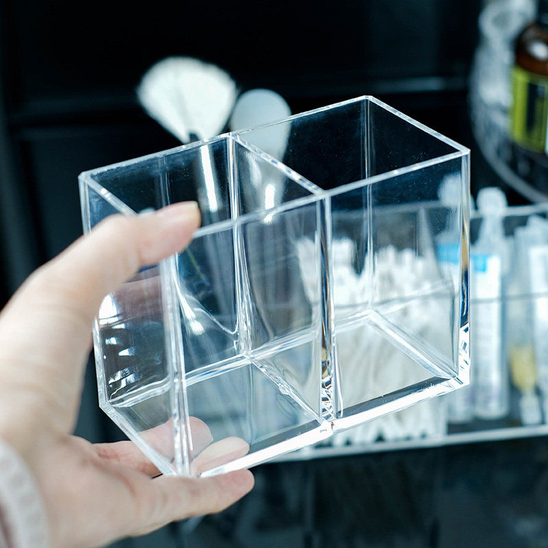 美容院化妆刷收纳盒眉笔刷子面膜刷收纳桶推车收纳筒透明亚克力,淘宝优惠券,粉丝福利购,淘宝优惠卷