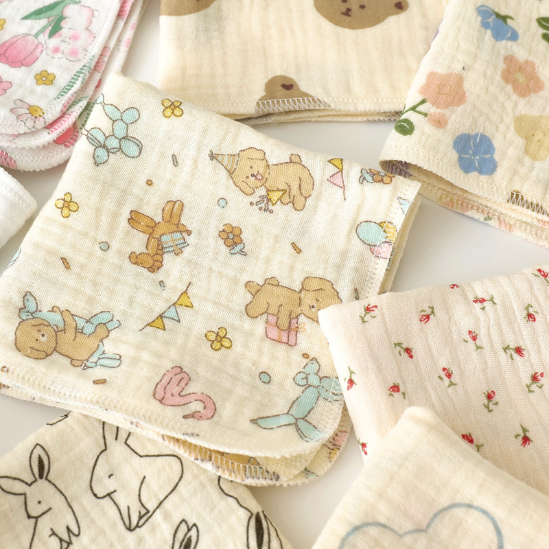 宝宝纯棉纱布小方巾新生儿四层防吐奶口水巾婴儿洗脸洗澡手帕毛巾,淘宝优惠券,粉丝福利购,淘宝优惠卷