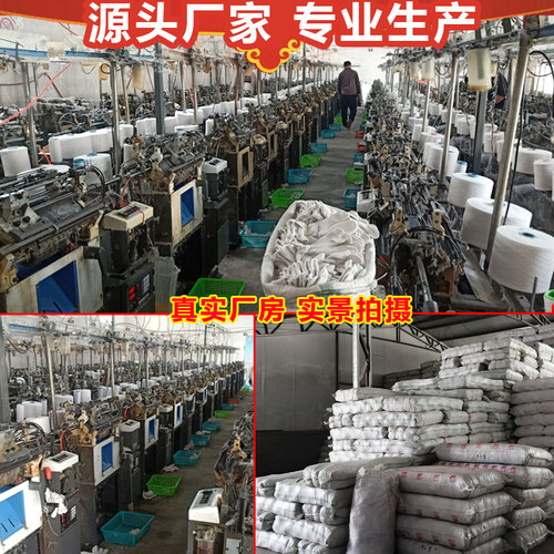 劳保手套棉纱白色尼龙耐磨棉线白薄款加厚纯棉纱线劳动男手套厂家 - 图1