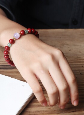 花蕊夫人合香珠手串中药草本泥珠