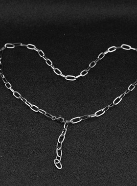 简约长项链蔡徐坤同款ins朋克