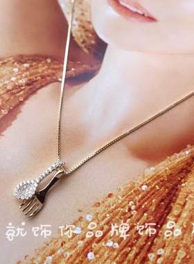 古丽纯银小众设计感ins锁骨链