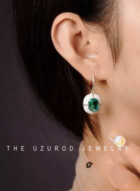 显白耳环UZUROD法式女