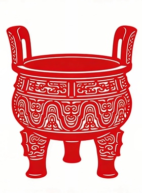 非遗作业剪纸工艺品中国文物刻纸艺术品剪纸 宣纸成品剪好了
