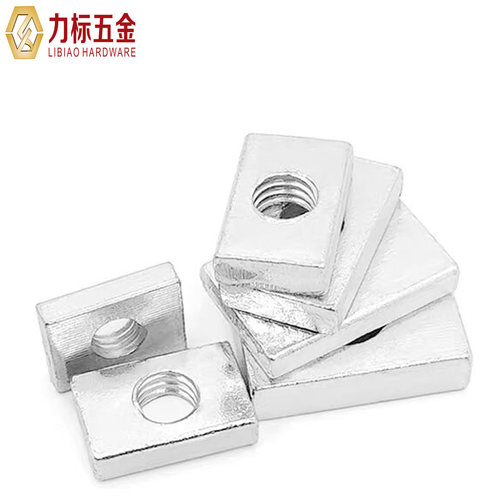 长方型螺母 长方形螺帽铝型材专用配件滑块螺母 M3M4/M5/M6/M8M10 - 图2