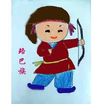 珞巴族56民族布贴材料即时贴DIY 学生手工作品半成品定制,淘宝优惠券,粉丝福利购,淘宝优惠卷