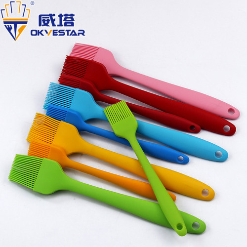 威塔 商用厨房烘焙用品油刷硅胶面包烧烤酱刷耐高温料理硅胶刷 - 图0