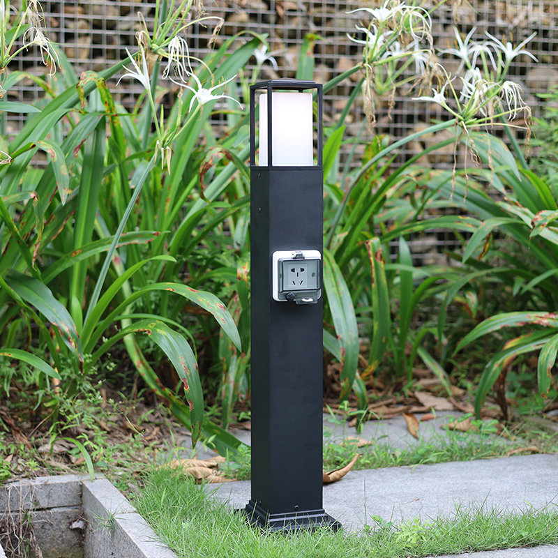 户外防水草坪灯庭院灯明装带插座草地灯别墅花园景观防雨铝接线板,淘宝优惠券,粉丝福利购,淘宝优惠卷