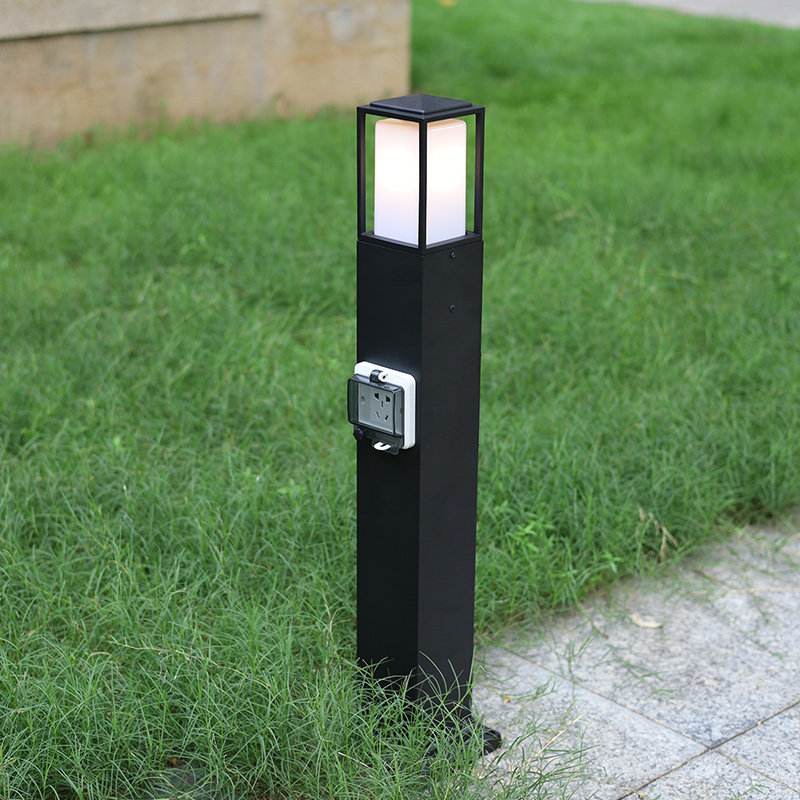 户外防水草坪灯庭院灯明装带插座草地灯别墅花园景观防雨铝接线板,淘宝优惠券,粉丝福利购,淘宝优惠卷