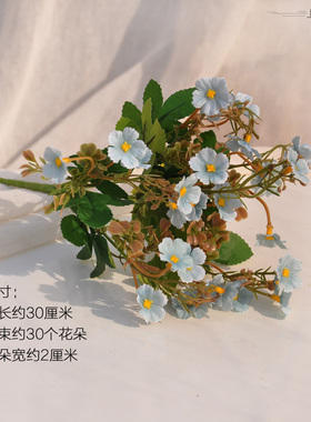 仿真花痕迹小清新绢花