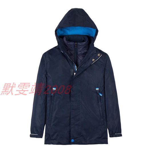 伊顿同款冬季3M多功能防寒服男女童可脱卸内胆棉服外套校服20x001
