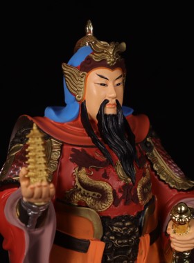 树脂祝福中式家用客厅人物摆件