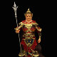 Resin Erlang God figure home blessing Chinese style ornaments