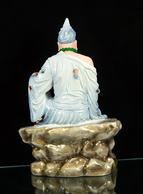 仿瓷祝福中式家用济公摆件