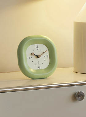 wozoom屋准家居客厅桌面摆件卧室玄关奶油风创意座钟感装饰品