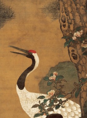 装饰画卷轴复古风景客厅玄关书房