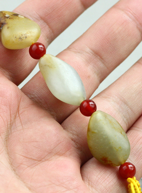 原石手链和田籽料