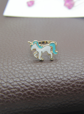 东大门日韩风独角兽饰品戒指