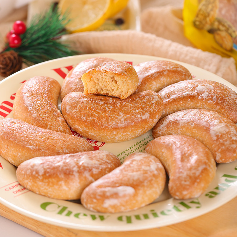俄罗斯进口香蕉味光头饼干发酵老怀旧零食小麦粗粮面包零食品早餐,淘宝优惠券,粉丝福利购,淘宝优惠卷