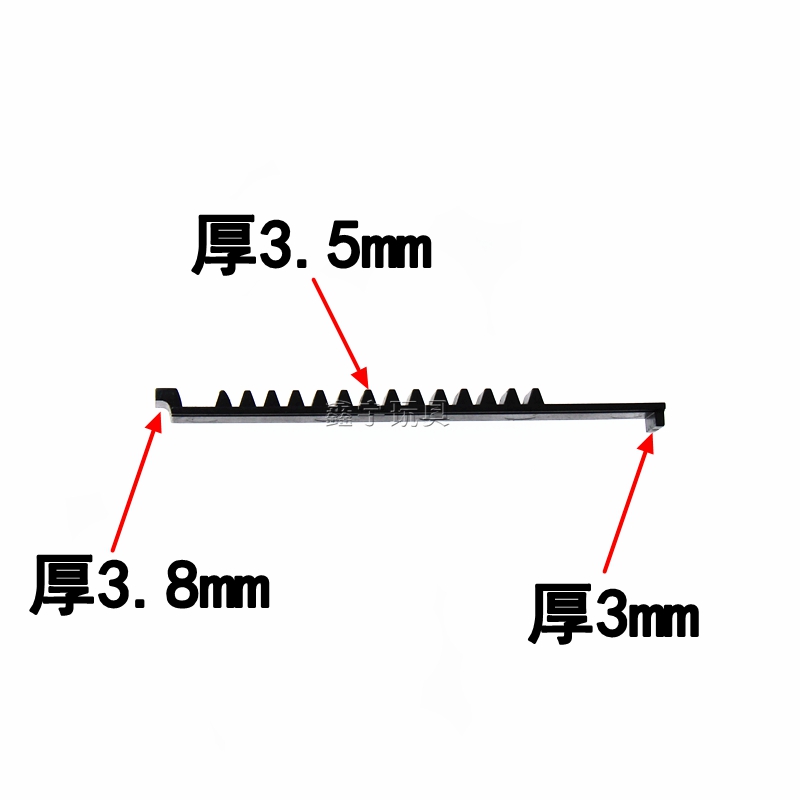 精击斯泰迪SLR锦明司马激趣水宝宝13/14加宽金属钢切齿条尼龙推桶 - 图2