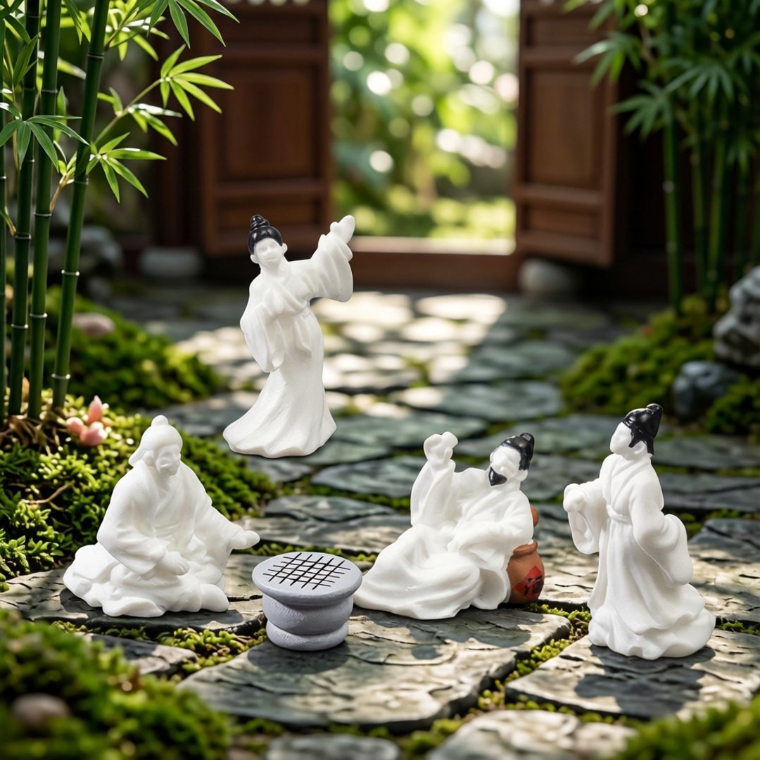 微景观仿真古风微缩迷你小人模型 中式场景diy装饰配件桌面小摆件,淘宝优惠券,粉丝福利购,淘宝优惠卷