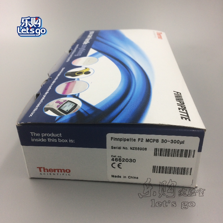 Thermo Finnpipette F2 30-300UL 八道手动可调移液器  4662030 - 图1