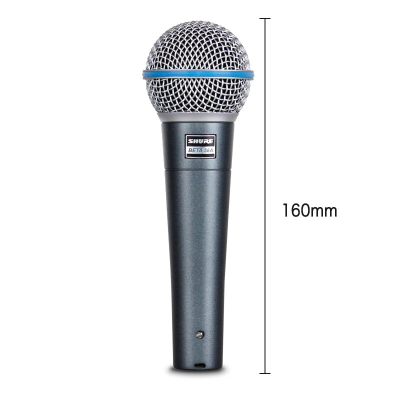 Shure/舒尔BETA58A有线动圈话筒专业舞台演出主持K歌唱歌麦克风 - 图0