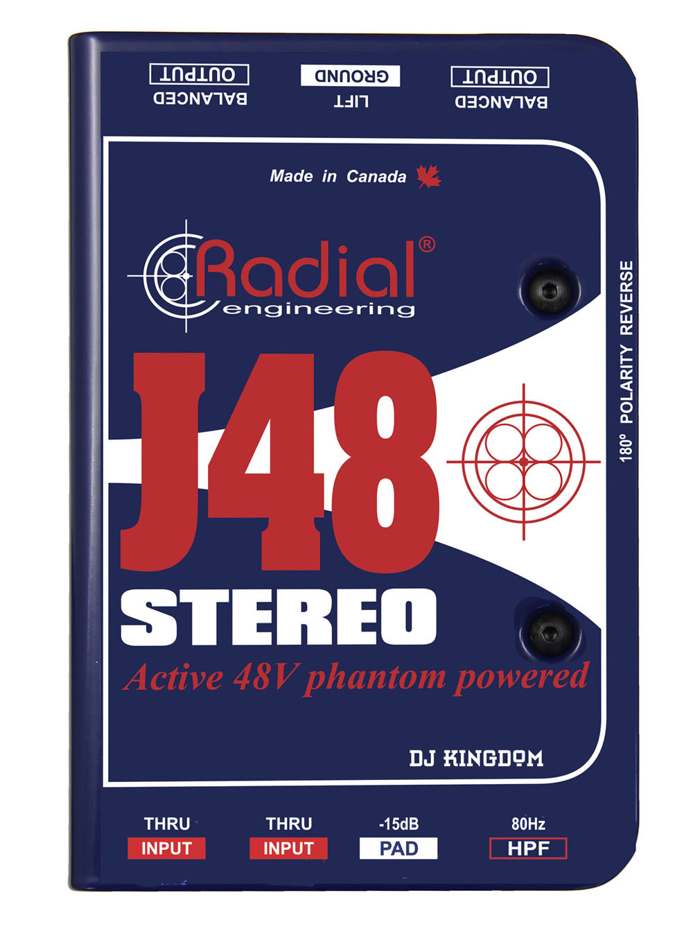 加拿大Radial J48/stereoPRO48有源系列专业吉他di盒愤怒的调音师-图0