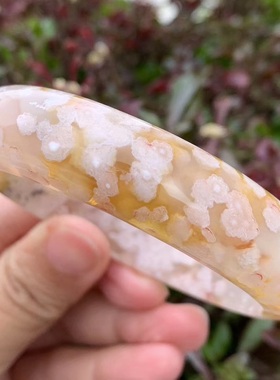 柠檬网红百搭风转运环玛瑙手镯