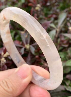 60圈粉绿樱花百搭风海洋玉髓细条