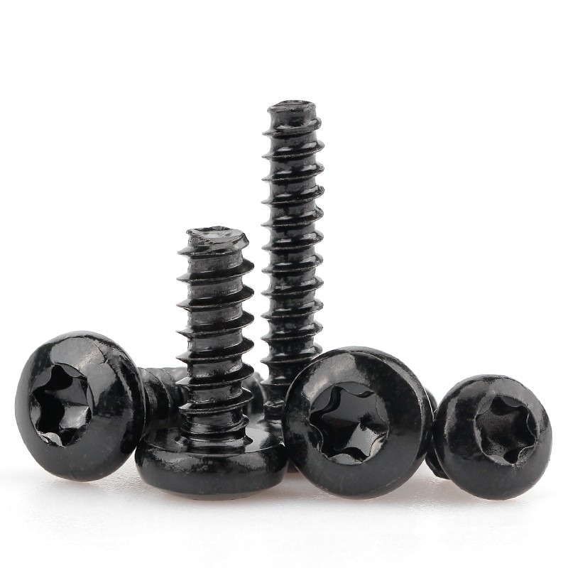 梅花自攻螺丝钉平尾尖尾镀锌扁头黑锌盘头带垫圆头螺钉m2m3m4m5m6 - 图2