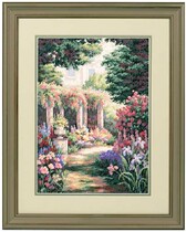 DIM35079-Tranquil Forest Alice Garden Cross Embroidered source File XSDs