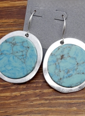 欧美风设计师腔调森女文艺范舞台派对秀场宴会派对耳坠环项圈套装