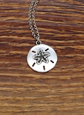 欧美风做旧银色海星森女文艺范复古VINTAGE百搭小项链