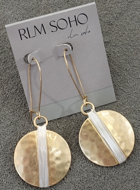 拉睦RLM SOHO手工作绕丝度假摄影潮人休闲风文艺气质耳环项链套装