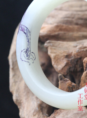 和田玉加工雕刻手镯定制