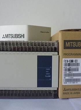 原装三菱PLC FX1N-14MR/MT 24MR 40MR 60MR-001 40MR 60MR-ES/UL