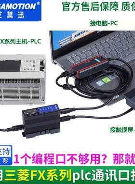 适用三菱fx3u 1n 2n q系列plc转以太网tcp扩展模块通信讯编程口询